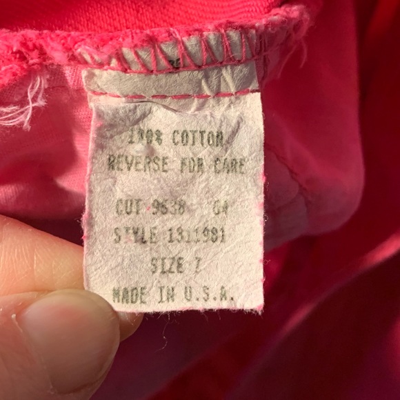 EUC Jeans: High Waist, Hot Pink, Ankle Jeans, Vintage 90s, Skinny Legs, Size 7 - Picture 6 of 11